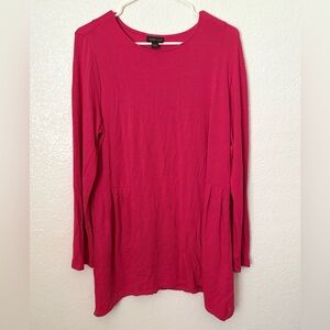 J. Jill Wearever Collection Tunic Blouse Preppy Career‎ Office Minimalist Luxury